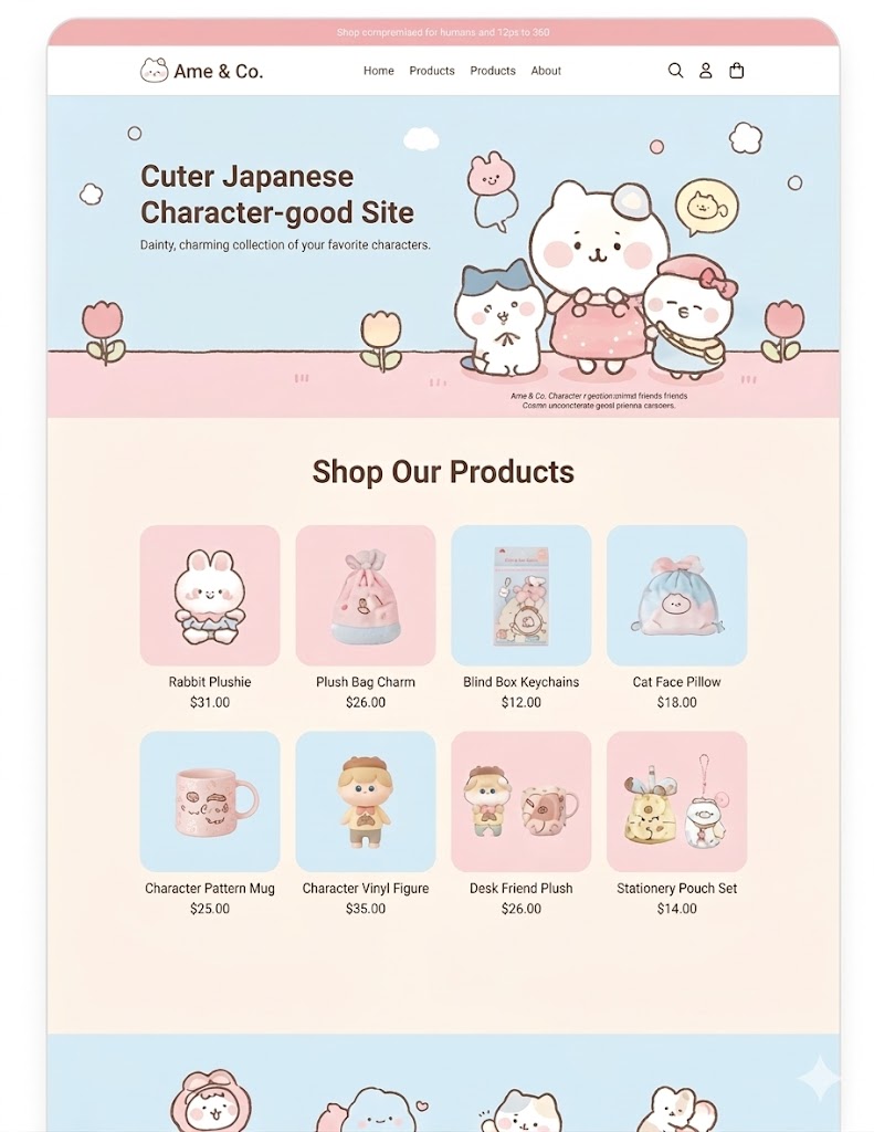 日系可愛風 · 品牌官網